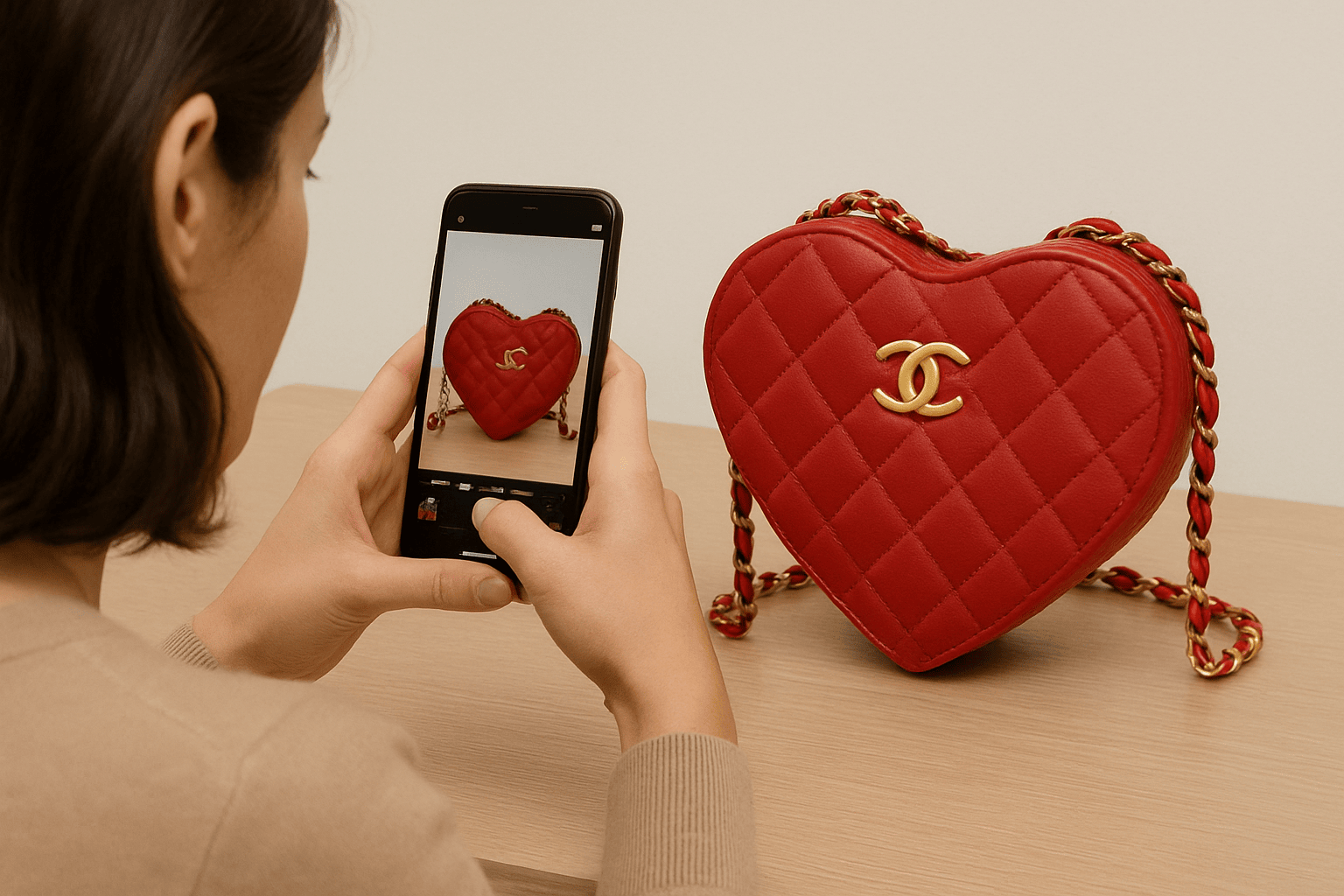 Taking photos of vintage items for valuation