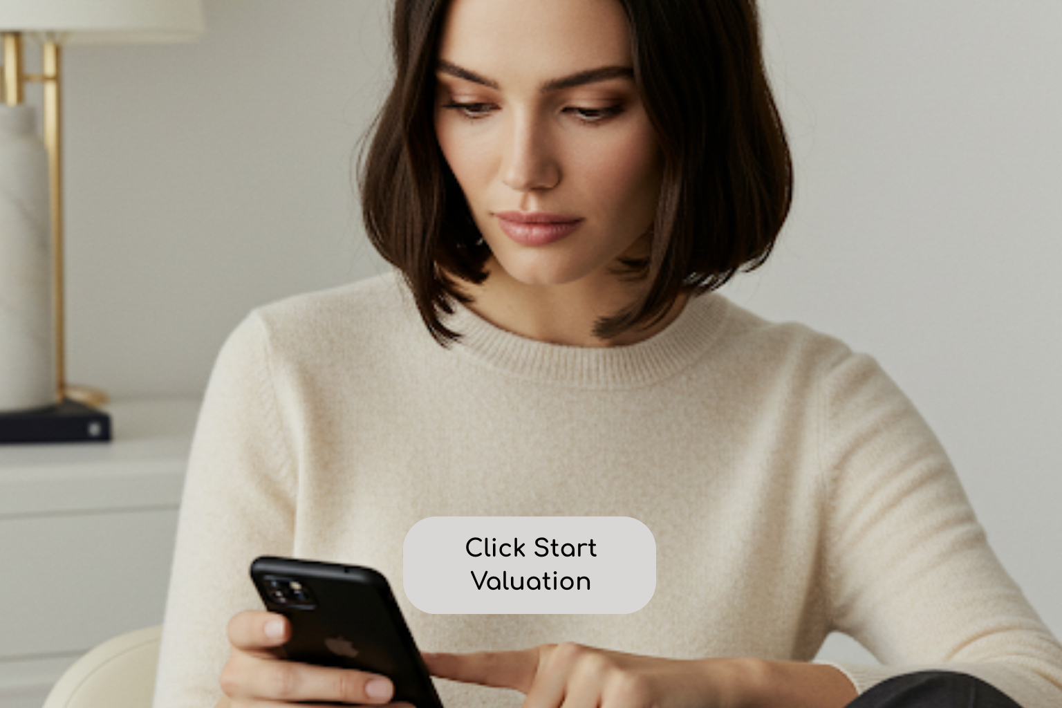 Click the start valuation button to begin the process